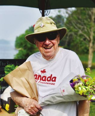 Marcel Giroux at the Canada Day Market
